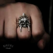 African Tribal Chief Skull Ring