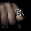 African Tribal Chief Skull Ring
