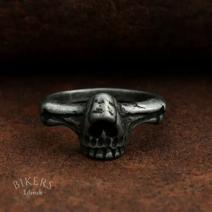 Half Skull Ring