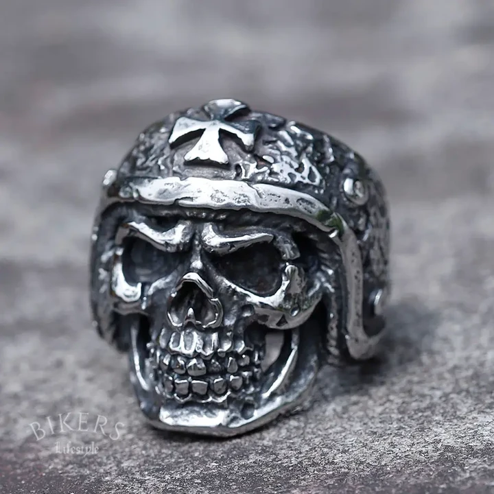 Cross Skull Vintage Ring
