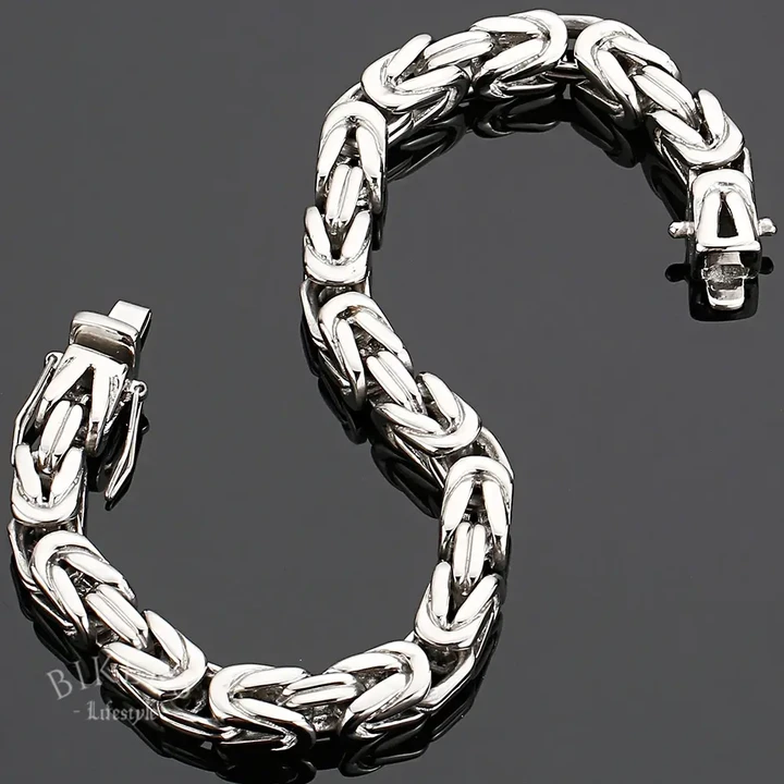 Luxury Silver and Gold Color Chain Bracelet