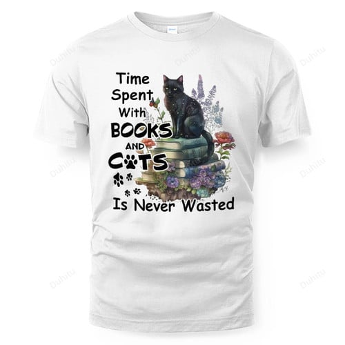 Time Spent With Books and Cats Is Never Wasted