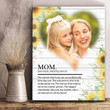 Mom Definition Gift For Mommy Personalized Canvas