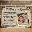 Mother Daughter A Link Never Be Undone Meaningful Personalized Canvas