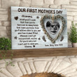 Personalized First Mothers Day Gift For Mom, First Time Mom Canvas