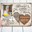 Unique Memorial In Sympathy Loss Of Mother Father Personalized Canvas