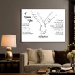 Couple I Choose You Hand In Hand Sketch Personalized Canvas