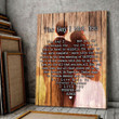 Personalized The Day I Met You Canvas Anniversary Gift For Couple