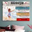 Gift For Daughter From Mom I Wish You Mom And Daughter On Beach Canvas