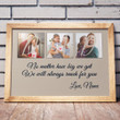 Dad Father Daughter Son Always Collage Meaningful Personalized Canvas