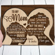 Mom Daughter Mother With You Meaningful Personalized Canvas