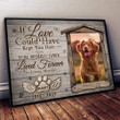 Pet Dog Cat Memorial Forever Meaningful Photo Personalized Canvas