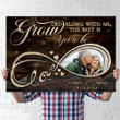 Wife Husband Grow Old Anniversary Photo Personalized Poster Canvas