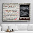 Personalized First Mothers Day Canvas - First Time Mom Gift