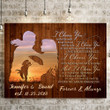 Anniversary Couple I Choose You Meaningful Personalized Canvas