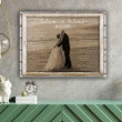 Personalized Wedding Anniversary Gift Lyric Song Custom Photo Canvas