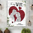 To My Wife You Are My Everything Couple Gift Canvas