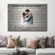 For Wife & Husband Wedding Lyric Song Anniversary Personalized Canvas