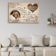 Anniversary Couple And I'd Choose You Photo Personalized Canvas