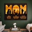 Meaningful Gift For Mom From Son, The Love You Give Canvas