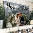 Personalized Gift For Couple Anniversary You &amp; Me Canvas