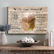 Loss of Husband My Angel Husband Personalized Sympathy Memorial Canvas