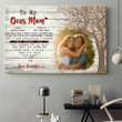 Gift For Mom From Daughter To My Dear Mom Tree Personalized Canvas