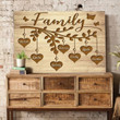[Personalized Name] Family Tree Custom Name Canvas