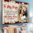 Gift For Wife You Are My Queen Forever Anniversary Personalized Canvas