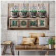 There is No Place Like Home Family Housewarming Canvas