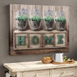 There is No Place Like Home Family Housewarming Canvas