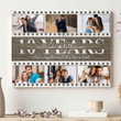 Couple 10 Years Anniversary Film Roll Meaningful Personalized Canvas