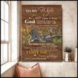 For Wife God Blessed The Broken Road Deer Couple Canvas