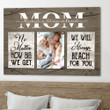Mom And Kids We'll Always Reach For You Meaningful Personalized Canvas