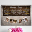 Wife Husband Wedding Couple Married Personalized Anniversary Canvas
