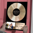 Song Lyrics Wedding Anniversary Custom Vinyl Records Canvas
