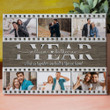 Couple 1 Year Anniversary Film Roll Meaningful Personalized Canvas