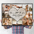 Wife Husband Couple Lyric Song Anniversary Personalized Canvas