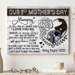 Mother's Day Expecting Mom 1st Love Meaningful Personalized Canvas