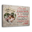 Couple Wife Husband Your Smile Anniversary Personalized Canvas