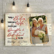 Mother Of The Bride Forever Your Daughter Vintage Personalized Canvas