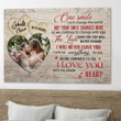 Couple Wife Husband Your Smile Anniversary Personalized Canvas