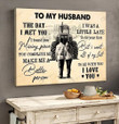 To my husband-Tractor Poster & Matte Canvas BIK21020610-BID21020610