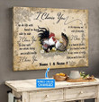 Chicken Couple I Choose You Personalized Poster & Matte Canvas BIK21040801-BID21040801