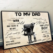 Cow To My Dad Poster & Matte Canvas BIK21031502-BID21031502