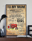 Tractor Farmer To my mom-Your little Girl Poster & Matte Canvas BIK21040201-BID21040201