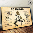 Wrestling To My Dad Poster & Matte Canvas BIK21080901-BID21080901