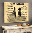 To my husband-Cowboy & Cowgirl Poster & Matte Canvas BIK21020607-BID21020607
