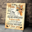 Horse to my mom-Son Poster & Matte Canvas BIK21042209-BID21042209