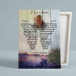 Personalized Image Canvas, As I Sit in Heaven Canvas, Family Memorial Canvas, Gift Canvas